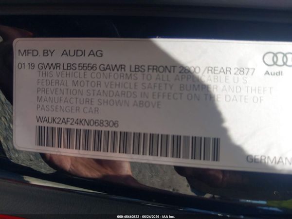 2019 AUDI A6 55 PREMIUM