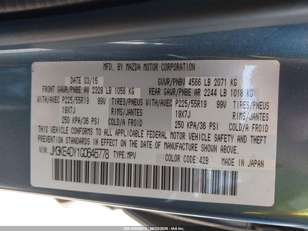 2016 MAZDA CX-5 Grand Touring/GT