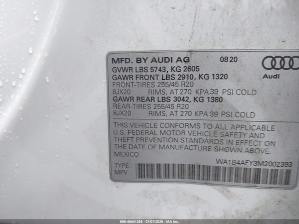 2021 AUDI SQ5