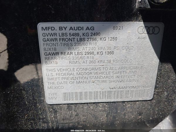2021 AUDI Q5