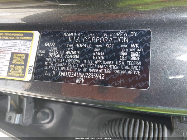2022 KIA SOUL LX