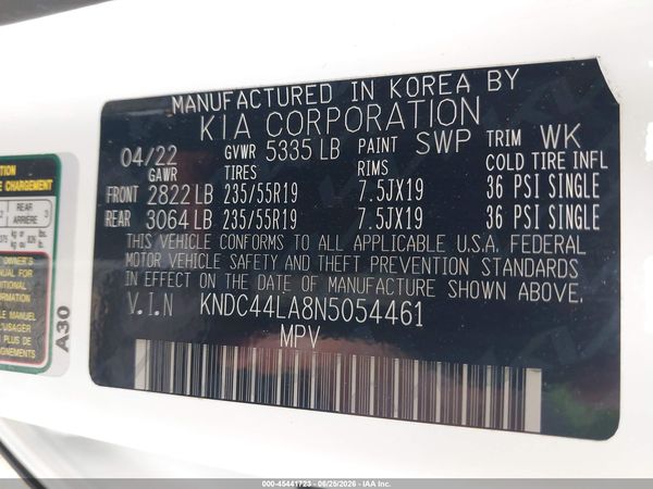 2022 KIA EV6 GT-LINE