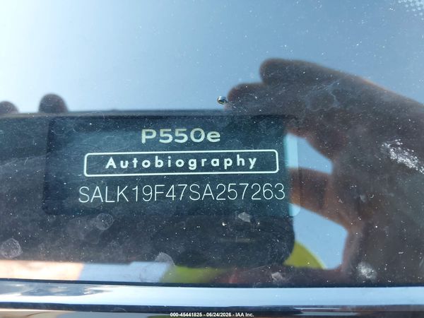 2025 LAND ROVER RANGE ROVER P550E AUTOBIOGRAPHY