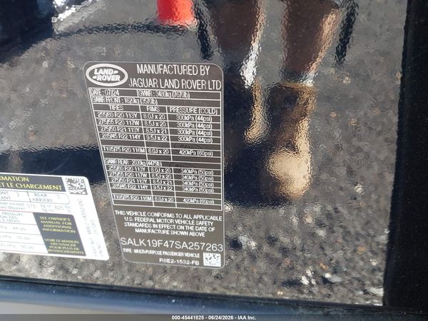 2025 LAND ROVER RANGE ROVER P550E AUTOBIOGRAPHY