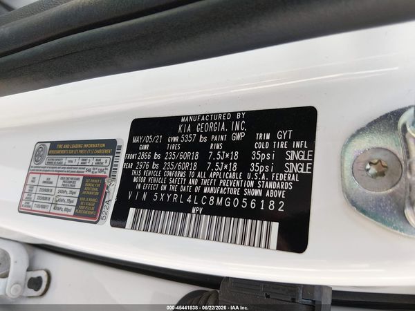 2021 KIA SORENTO S