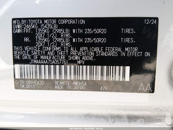 2025 TOYOTA BZ4X LIMITED