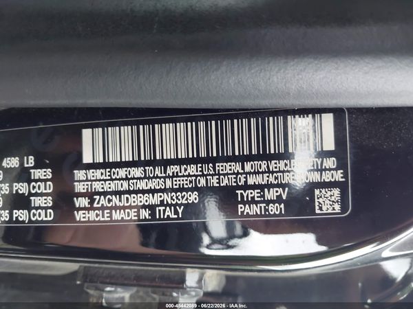 2021 JEEP RENEGADE 80TH ANNIVERSARY 4X4