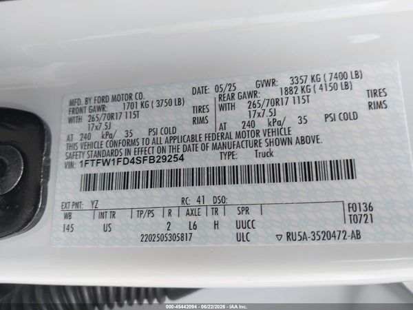 2025 FORD F-150 XL HYBRID