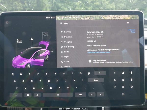 2018 TESLA MODEL 3 LONG RANGE/PERFORMANCE