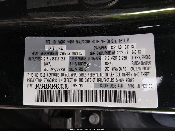 2024 MAZDA CX-30 2.5 S SELECT SPORT