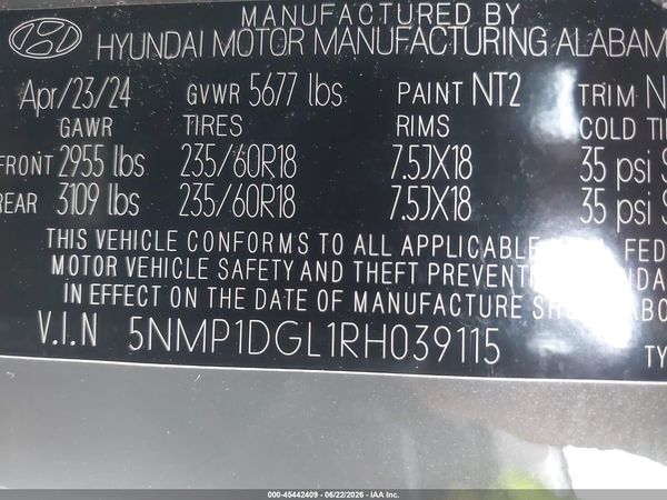 2024 HYUNDAI SANTA FE SE