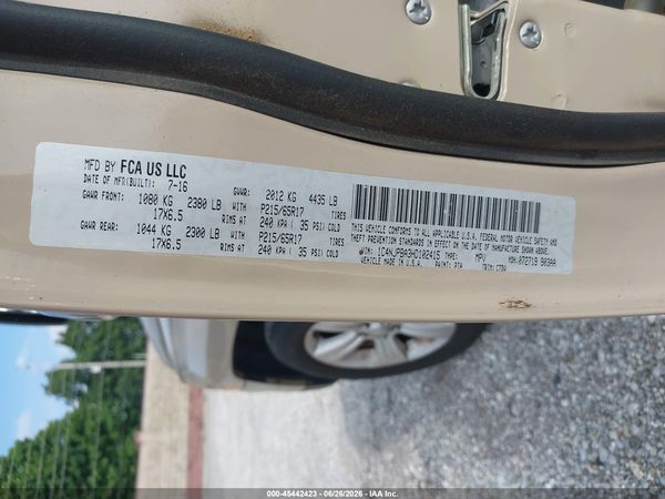 2017 JEEP PATRIOT SPORT FWD