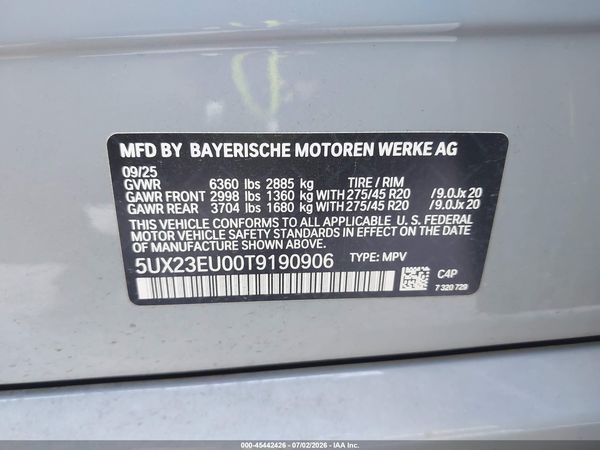 2026 BMW X5 XDRIVE40I