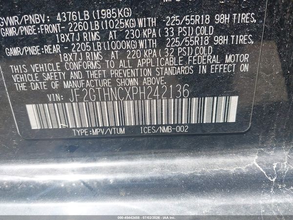 2023 SUBARU CROSSTREK LIMITED