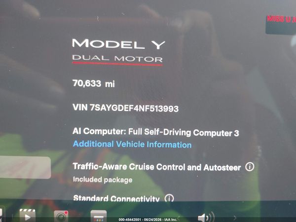 2022 TESLA MODEL Y