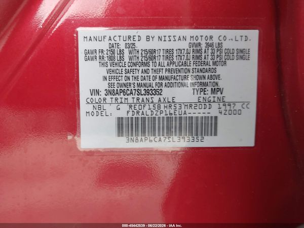 2025 NISSAN KICKS SV FWD