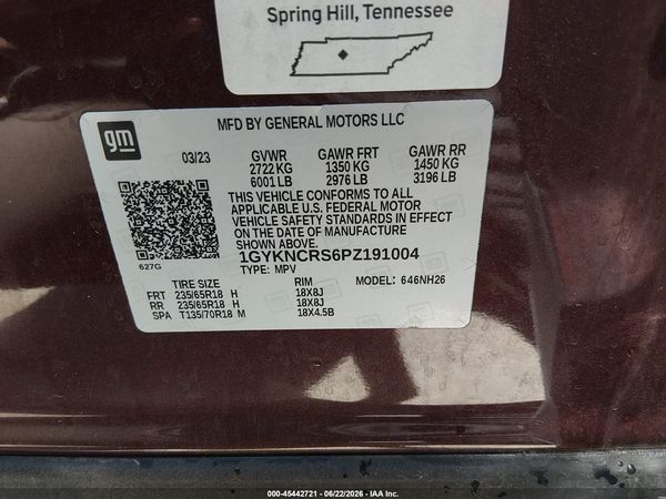 2023 CADILLAC XT5 FWD PREMIUM LUXURY