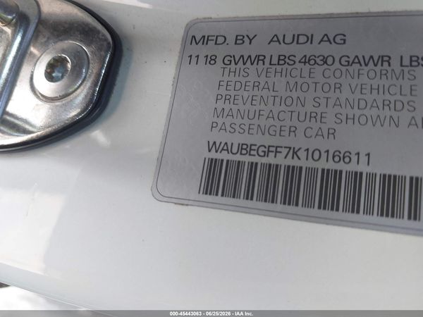2019 AUDI A3 45 PREMIUM