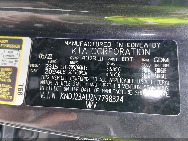 2022 KIA SOUL LX