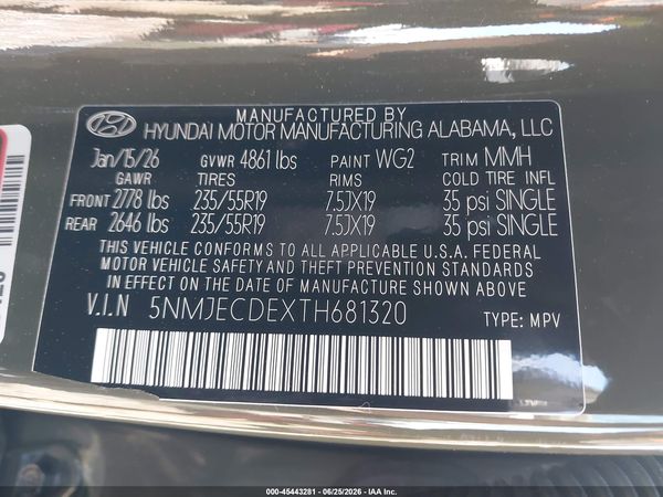 2026 HYUNDAI TUCSON LIMITED