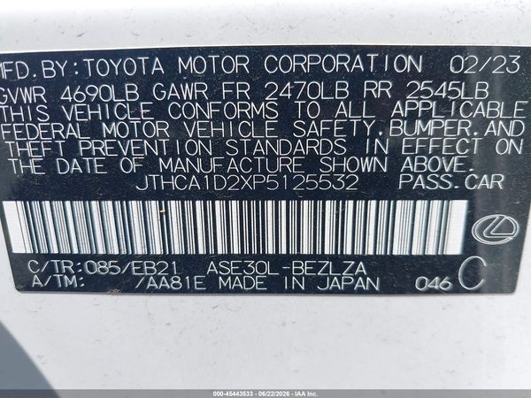2023 LEXUS IS 300 300 Comfort