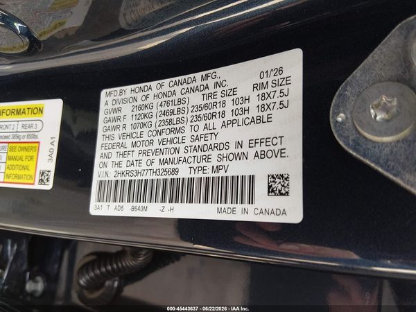 2026 HONDA CR-V EX-L 2WD