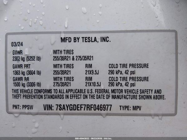 2024 TESLA MODEL Y