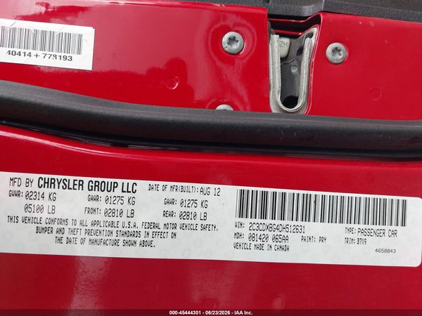 2013 DODGE CHARGER SE