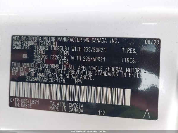 2023 LEXUS RX 350 PREMIUM PLUS
