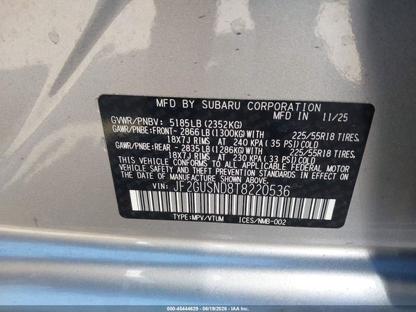 2026 SUBARU CROSSTREK LIMITED