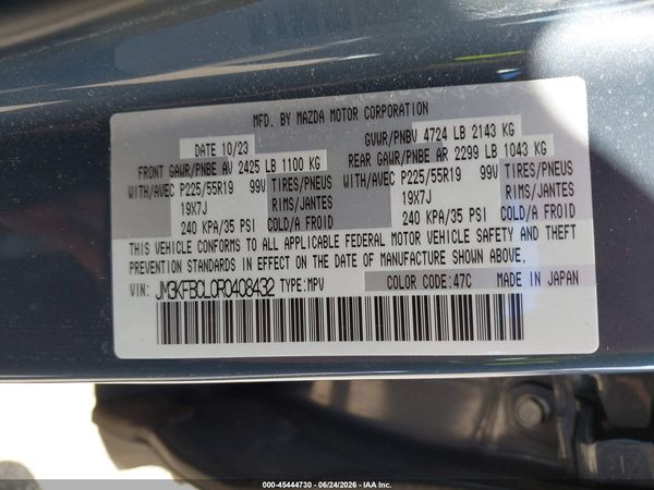 2024 MAZDA CX-5 2.5 S CARBON EDITION