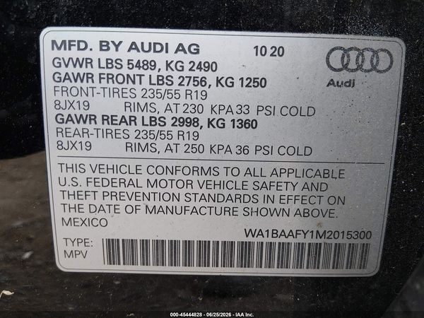 2021 AUDI Q5