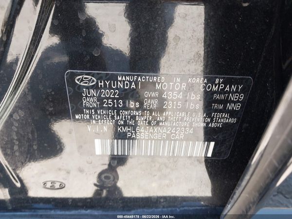 2022 HYUNDAI SONATA SEL
