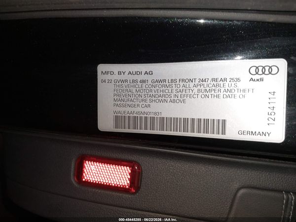 2022 AUDI A4