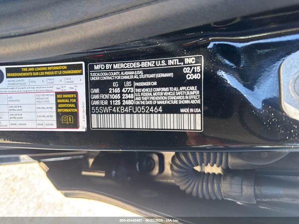 2015 MERCEDES-BENZ C 300 4-MATIC