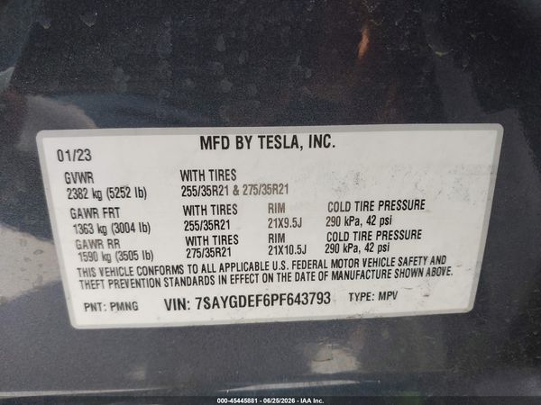 2023 TESLA MODEL Y