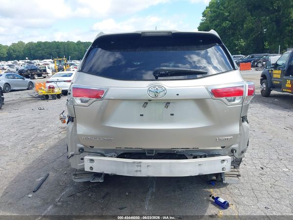 2016 TOYOTA HIGHLANDER LIMITED PLATINUM V6