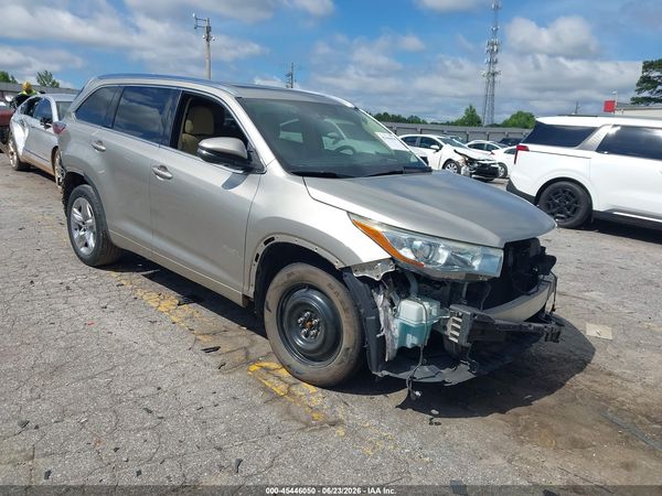 2016 TOYOTA HIGHLANDER LIMITED PLATINUM V6