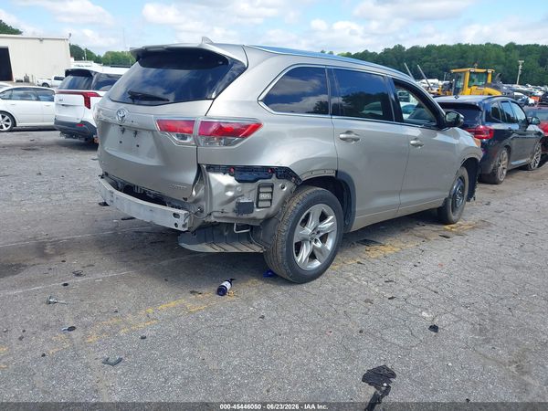 2016 TOYOTA HIGHLANDER LIMITED PLATINUM V6