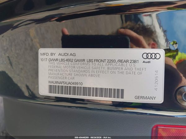 2018 AUDI A5 2.0T PREMIUM