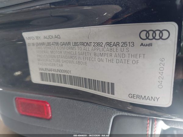 2018 AUDI A4