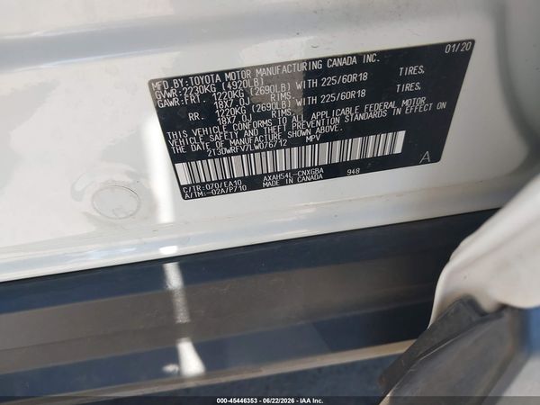 2020 TOYOTA RAV4 HYBRID LIMITED