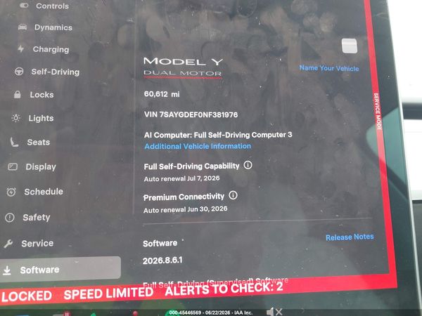 2022 TESLA MODEL Y