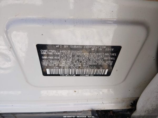 2018 SUBARU FORESTER 2.5I PREMIUM