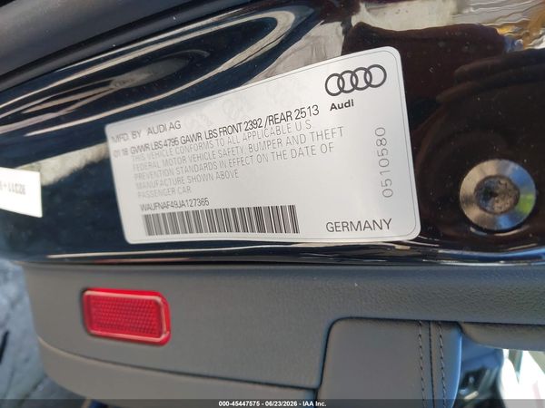 2018 AUDI A4 2.0T PREMIUM