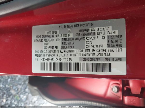 2023 MAZDA CX-5 2.5 S SELECT