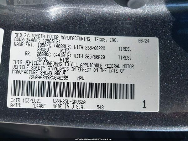 2024 TOYOTA SEQUOIA SR5