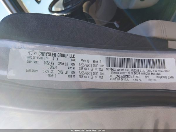 2014 DODGE DURANGO SXT