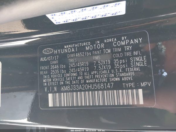 2017 HYUNDAI TUCSON VALUE