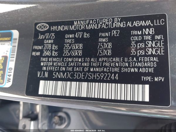 2025 HYUNDAI TUCSON SEL CONVENIENCE